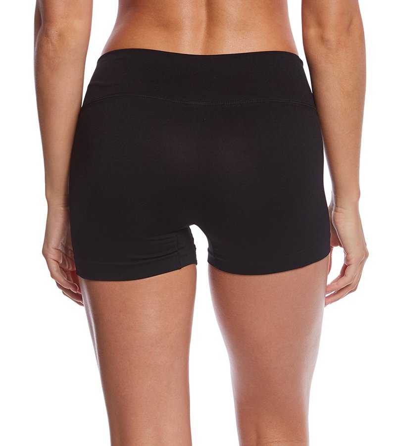 Womens seamless volleyball shorts made better by PLASTIC Clothing