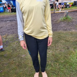 Eles Long Sleeve Hooded Jersey- GOLD