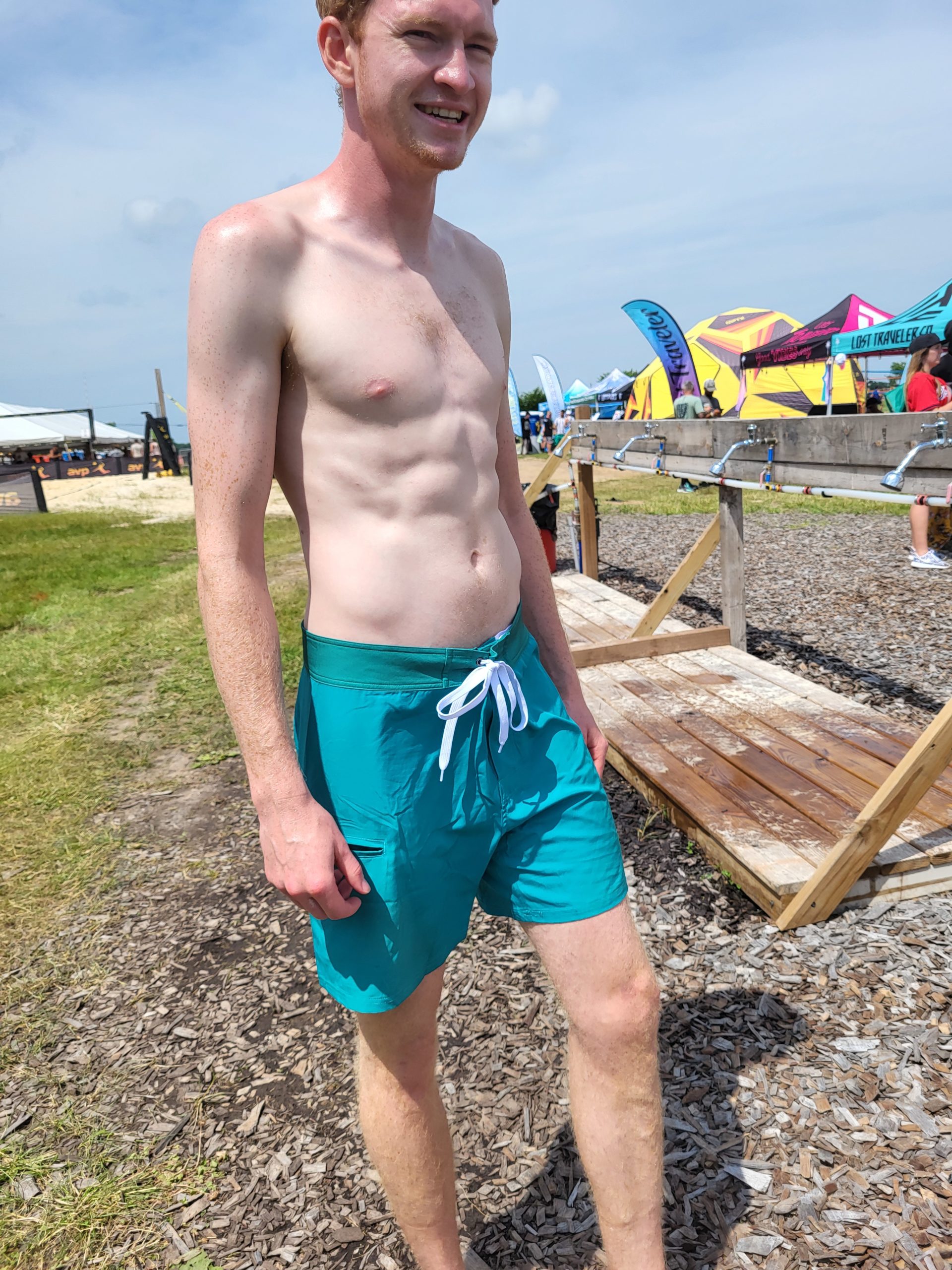 Solid Trunks- TEAL - Image 2