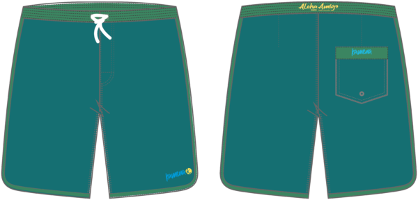Solid Trunks- TEAL