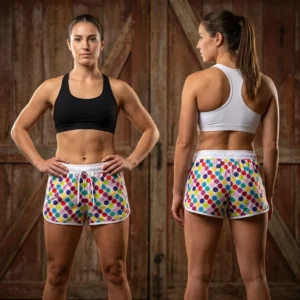 Polkadot Shorts- Womens