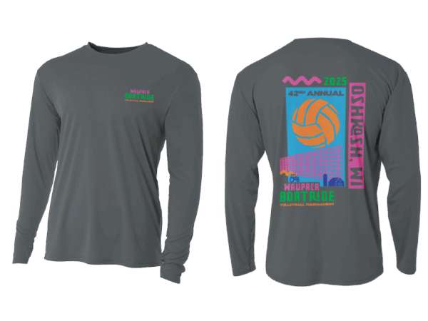 Waupaca Boatride 2025 official long sleeve wicking top