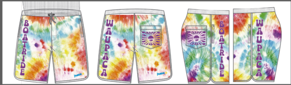 Waupaca Boatride 2025 Elastic shorts- Mens - Image 3