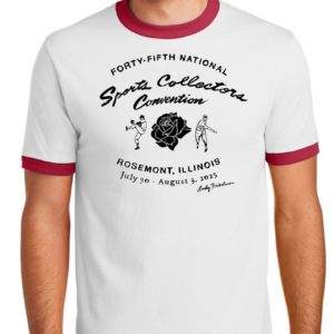 National Sports Collectors show- 2025 limited art tee Andy Friedman